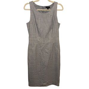 J.Crew Womens Gray Sleeveless Sheath Dress 6T